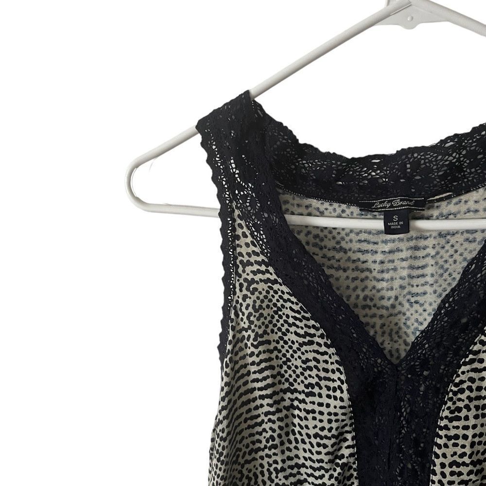 Lucky Brand Women’s Border Knit Blouse - Picture 3 of 10